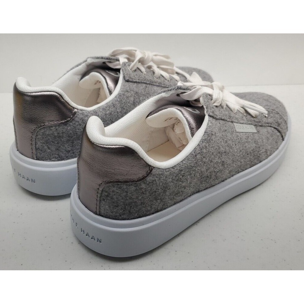 Cole Haan GC Daily Sneakers Grey Wool/Dark Silver W29265‎ Women's Sz 7B New! - Picture 3 of 11